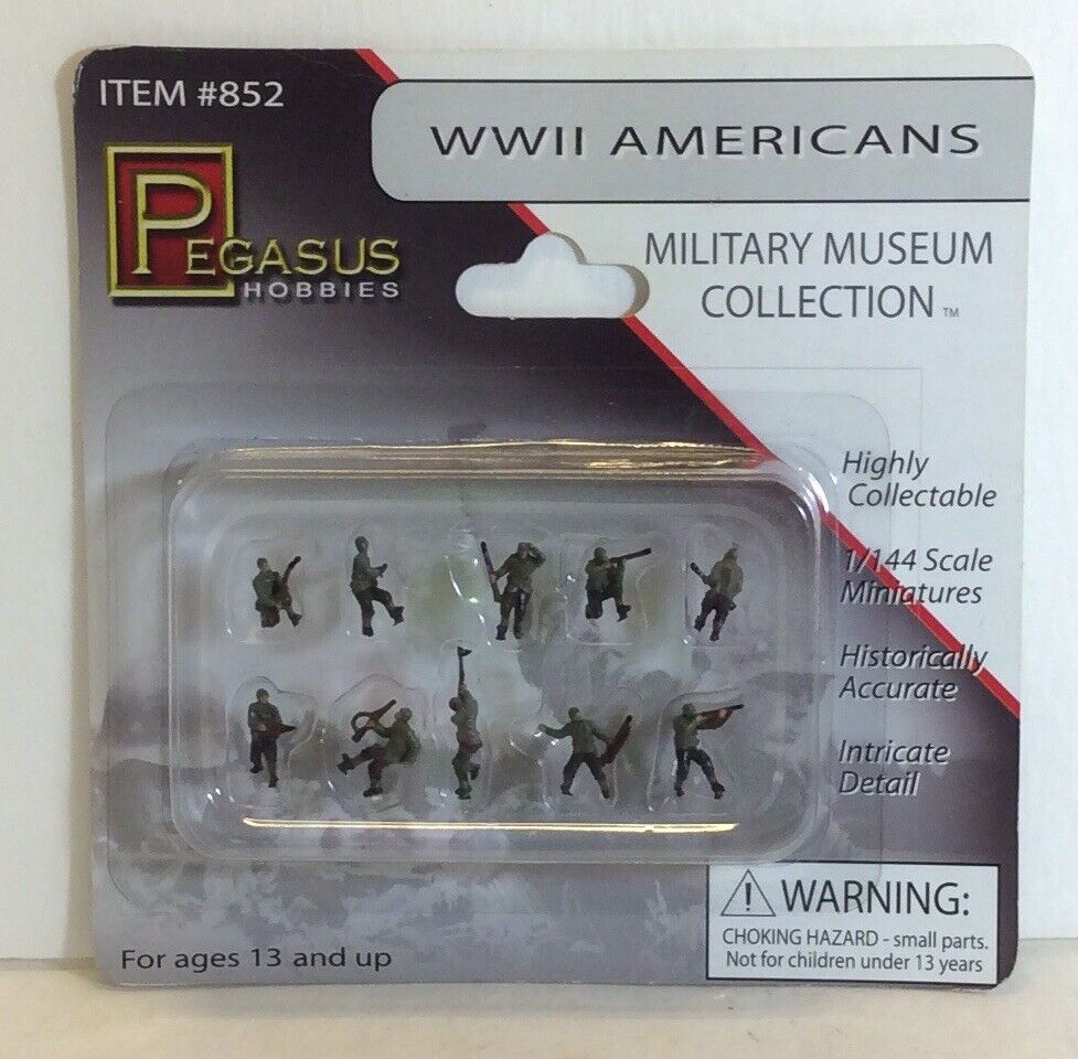 Pegasus Year-end annual account 852 Max 83% OFF WWII Americans Miniatures 144 Scale 1