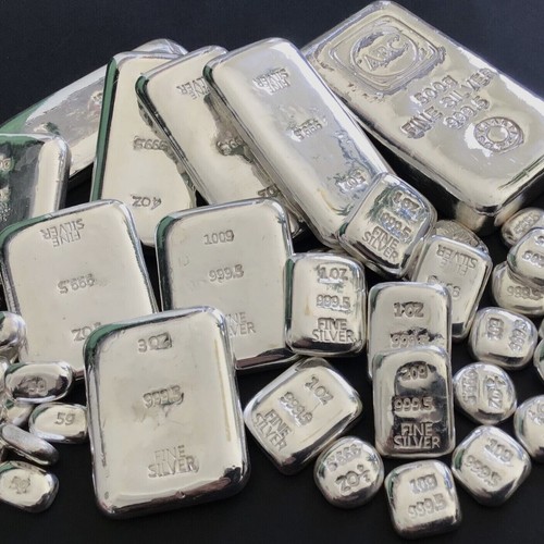 Silver Bullion 999.5 Certified Grade Ingots Bars jewelry making ...