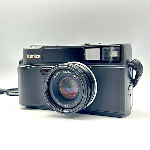 [NEAR MINT] Konica HEXAR AF Black 35mm F2 Rangefinder Film Camera From Japan