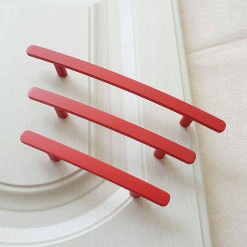 3" 3.78" 5" Red Knob Drawer Pulls Cabinet Door Handle Dresser Pull Handles - Picture 7 of 9