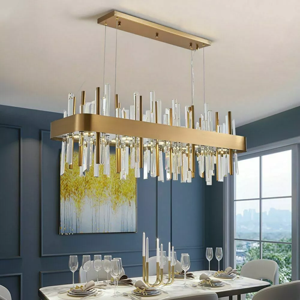 Rectangular lighting fixture dining room deals