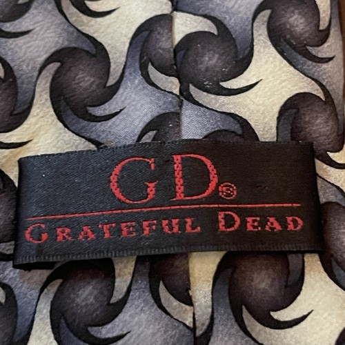 Vintage Grateful Dead Twirling Sixth Set Hand Made Silk Made In Korea - Picture 8 of 10