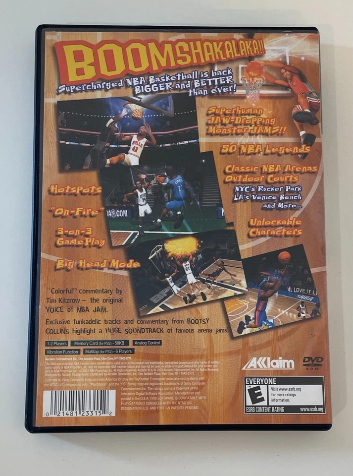 SONY PlayStation 2 PS2 NBA Jam (COMPLETE) - Image 3 of 3