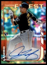 Andrew Lambo Rookie Card 2014 Finest Rookie Autographs Refractors #RAAL 