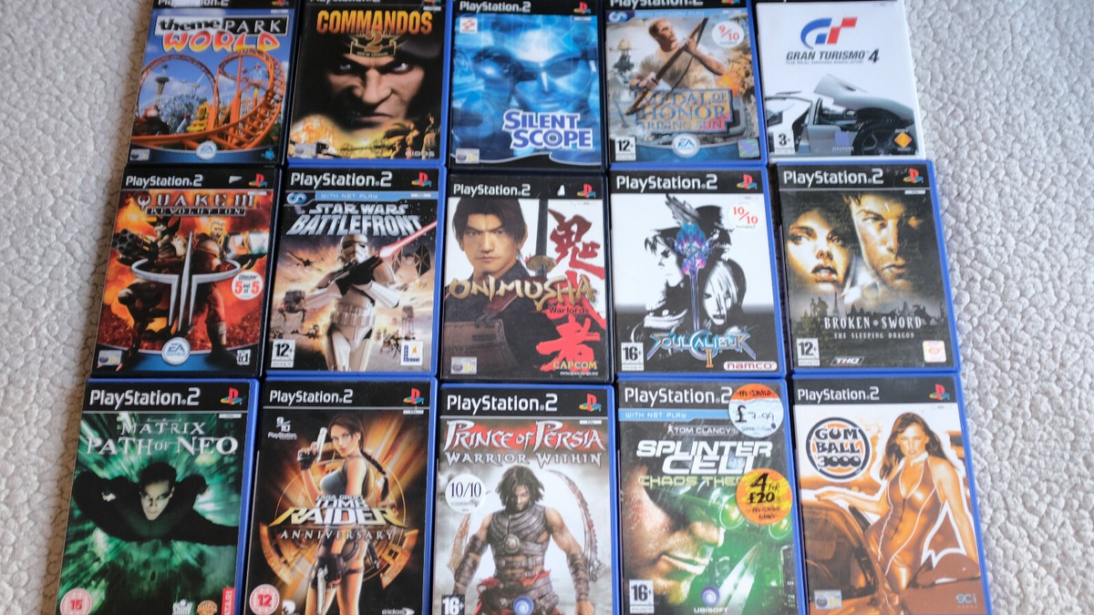 Playstation 2 PS2 Games Bundle x15 Mixed Titles & Genres lot