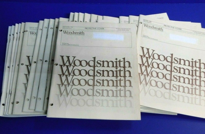 24 Woodsmith Magazines 1984-1989
