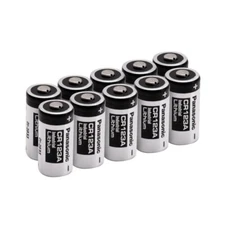 10 Panasonic CR123 CR123A 123 Lithium Battery EXP 01/2031