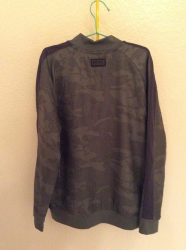 Mesh Lined Lightweight Jacket Green Camo Patten - Boy's Size 8 - Picture 3 of 3