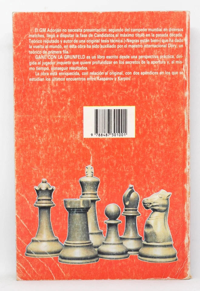 GANE CON LA GRUNFELD - LIBRO COLECCION INTERNACIONAL DE AJEDREZ - ADORJAN DORY - Imagen 2 de 2