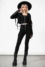 KILLSTAR Hellcat Zip Trousers In Black