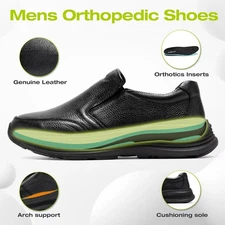 OrthoComfoot Mens Orthopedic Diabetic Walking Shoes size 9