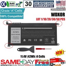 ✅LOT WDX0R Battery For DELL Inspiron 15 5567 5568 5368 7368 7569 7579 WDXOR 42Wh