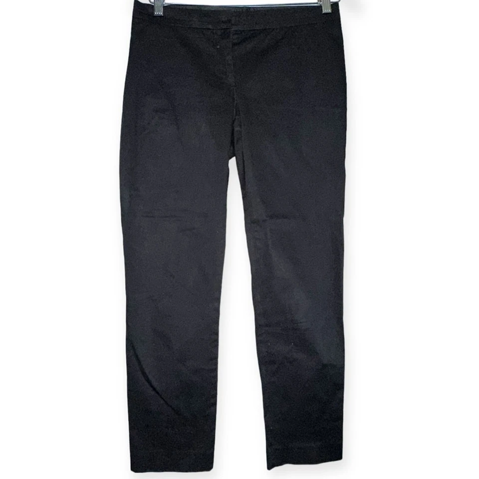 PATRIZIA PEPE 女式 40 8 码黑色棉混纺口袋后踝裤 — 第 4/4 张图片