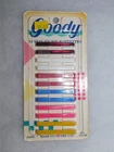 RETRO GOODY STAY TIGHT BARRETTES ORIGINAL PACKAGE #03158 ASSORTED COLOR 2" #4