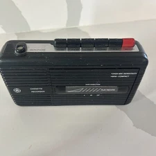 Vintage GE Cassette Tape Recorder Player Model 3-5301B Tested Works