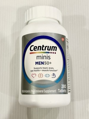 Centrum Minis Multivitamin Men 50 Plus 280 Ct. Multivitamin/Multimineral 4/2026