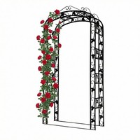 Rosenbogen Rankbogen Gartenbogen Rosen-Rankhilfe Torbogen Rosengitter Eisen