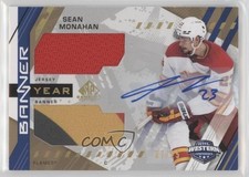 2021-22 Upper Deck SP Game Used 7/25 Sean Monahan #BYA-SM Auto 11uw
