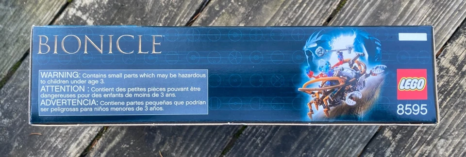 Lego Bionicle Takua & Pewku 8595 lacrado novo na caixa - Imagem 4 de 4