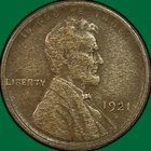1921-S Lincoln Wheat Cent Very Fine VF Coin #40167