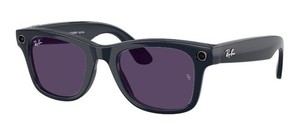 RAY-BAN Méta GEN2 Wayfarer Smart Lunettes de soleil Bleu/Améthyste Transitions Taille M