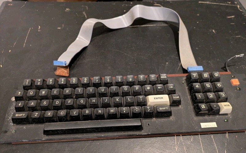 Vintage Original TRS-80 Model III Keyboard ALPS 12KC018B All Keycaps Included