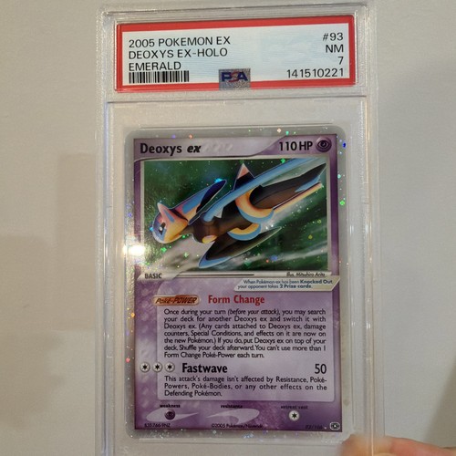 Deoxys ex graded PSA 7 for sale on eBay