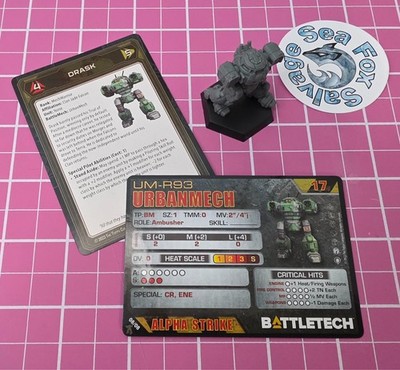 BattleTech Urbanmech R93 / R27 Mech -- UrbanMech Lance - NEW!