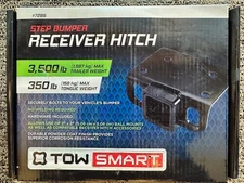 TowSmart 7285 Class II Step Bumper Receiver Hitch 2" Receiver Opening, Black