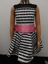 Dance Costume Intermediate Child Pink Weissman 11183 Jazz Rhinestone Dress