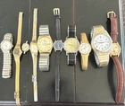 Timex,  Pulsar, Elgin, Prestige, Disney, Vintage Watches Lot of 10