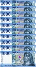 Hungary 1000 Forint, 2023, P-203d, UNC X 10 PCS