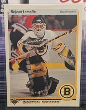 90-91 Upper Deck Rejean Lemelin 🚨🚨🚨 Boston Bruins 