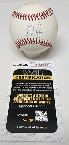 Nolan Ryan Signed Rawlings Official American League Baseball JSA COA ASTROS A9