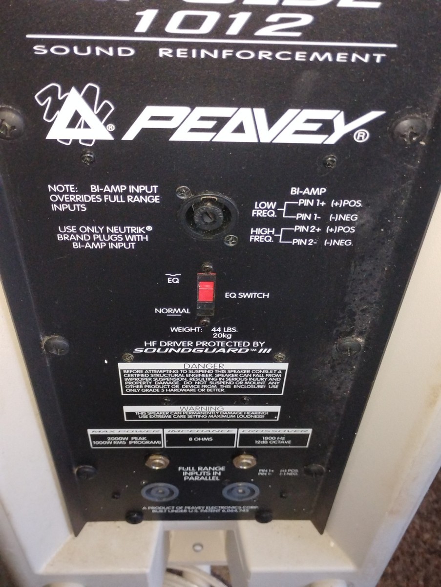 Peavey Impulse 1012 Concert Weather Resistant Speaker Professional