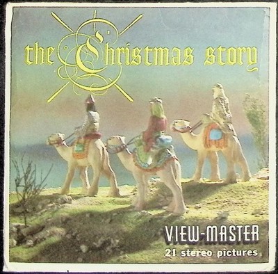 The Christmas Story 3d View-Master 3 Reel Packet - 21 Full Color 3d Images