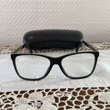 CHANEL Damen Brille Vollrand schwarz Kunststo...