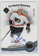 2022 Upper Deck Ultimate Collection Rookies /299 Isaac Ratcliffe #116 Auto 09ar