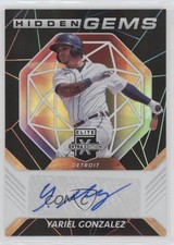 2021 Panini Elite Extra Edition Hidden Gems Black Yariel Gonzalez Auto 0a6