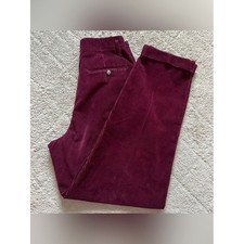Vtg Talbots High Rise Corduroy Tapered Leg Pants Whimsical Old Money Preppy Sz 8