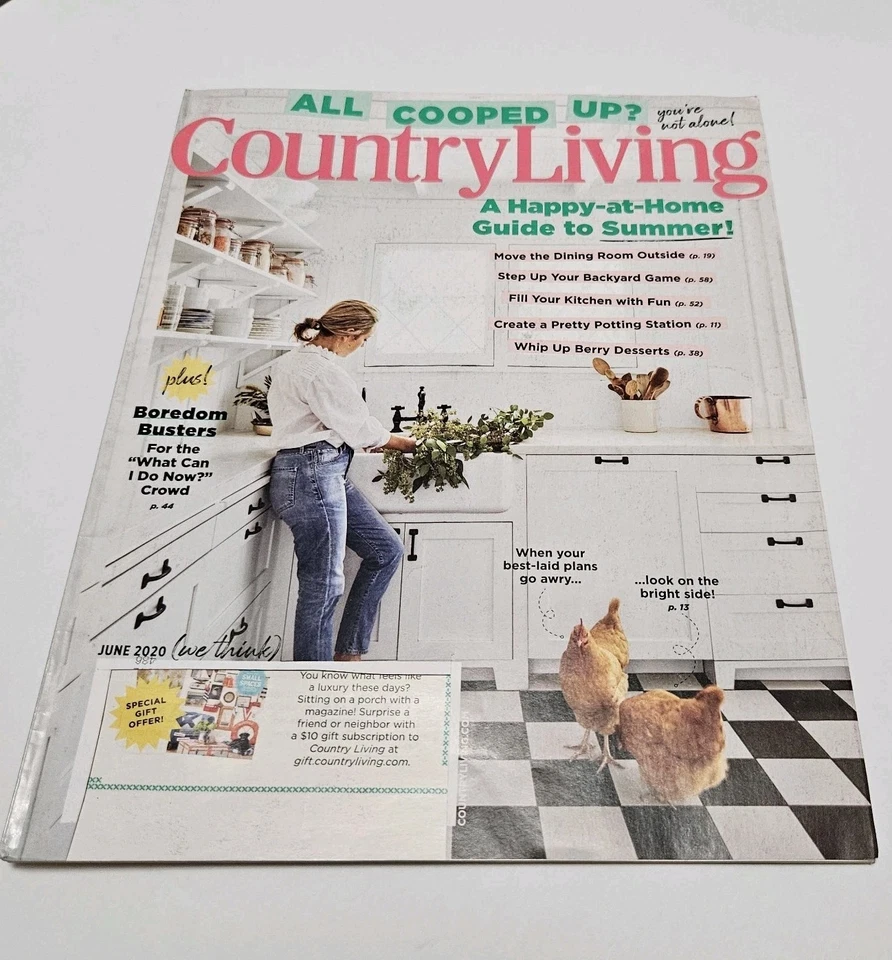 Lot of 12 Country Living Magazine Full Issues Crafts Recipes Home Decor Holidays - Image 4 of 4