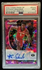 2020-21 Prizm Draft Picks Anthony Edwards Prospect Auto RC Pink Ice #PA-AE PSA 9