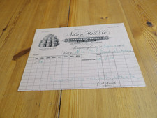 3 Billheads Nelson & Hall Co. Spruce Butter Tubs 1898-1911, Montgomery Vermont