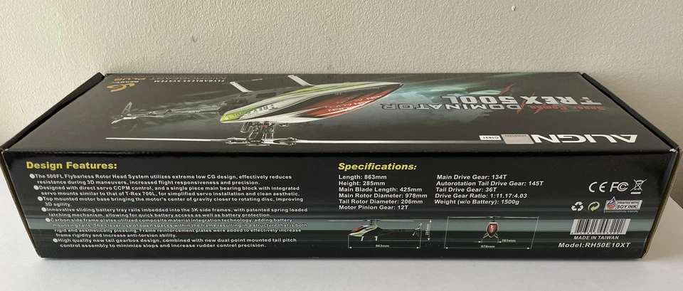 Align TREX Dominator 500L RC Helicopter Brand New in Box - Image 4 of 4