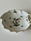 Herend Rothschild Bird Leaf Dish 7.5” Porcelain Hungary Hand Painted 24k Gold — photo 1