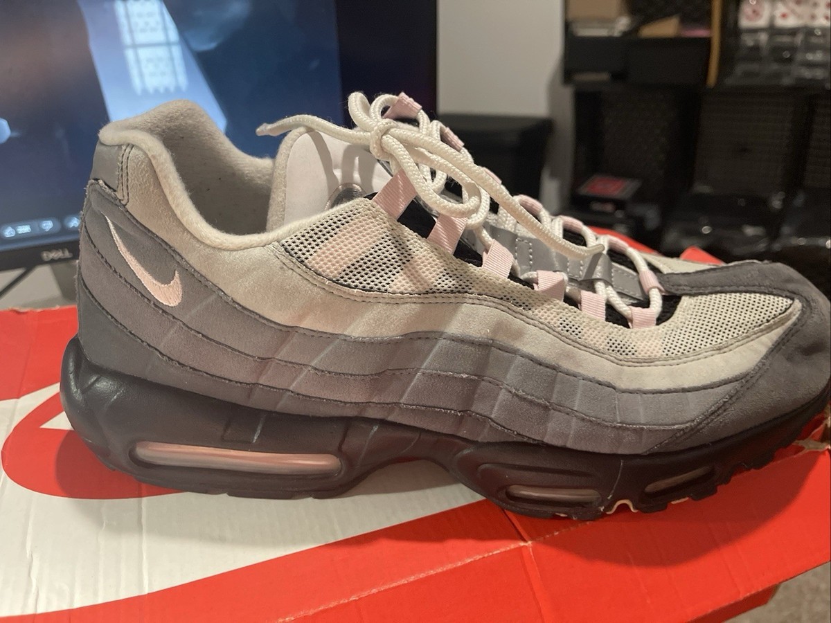 Nike Air Max 95 Gunsmoke Pink Foam Grey White Black Men 13 Rare