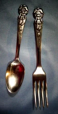 1982 Oneida - American Greetings Corp. - Strawberry Shortcake Kids Fork & Spoon
