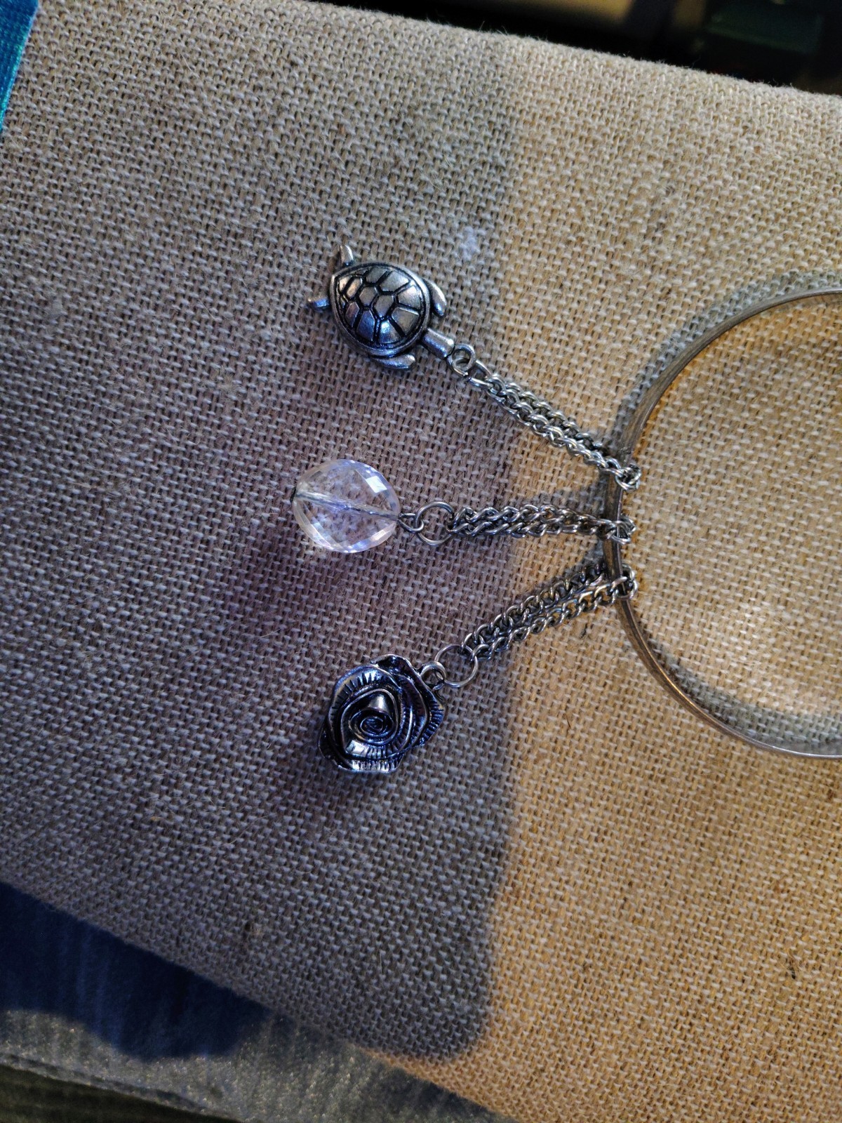 Silver Rose Bangle Solid Silver Hand Poured Rose,… - image 12