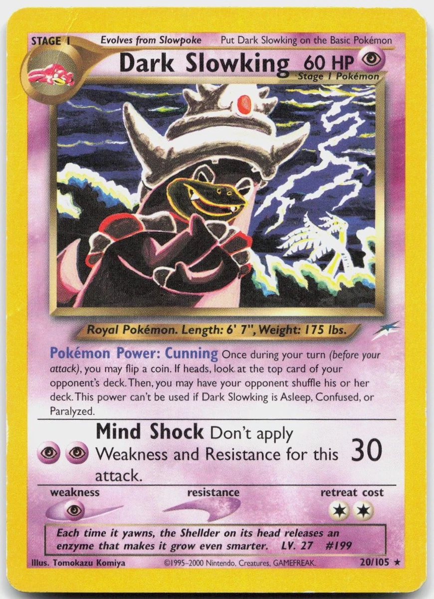 Dark Slowking 英語版 20/105 Dark Slowking 20/105 Neo Destiny for sale | eBay