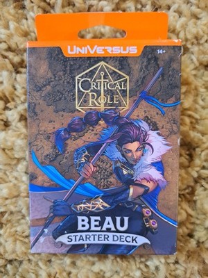 UniVersus Kritische Rolle Beau Starter Deck Deck 61 Karten NEU 